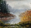 Пейзаж. Картина Туман 160. Художник Рыбаков.