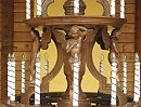 Люстра с ангелами резная