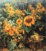 Подсолнухи. ХМ. 100х100 см
