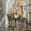 Улица Санкт-Петербургская. Дождь