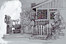 Польша. Грабове. Домик местного жезьбяря (скульптора)