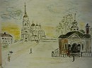 Соборная  площадь(старый Владимир)