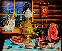 Вечерний чай в купеческом доме