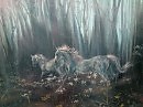 в лучах
