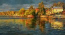 В вечерних лучах