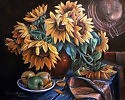 Натюрморт с подсолнухами