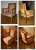 Реставрация кресла из груши