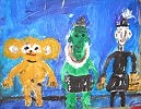 Голубой вагон,бежит качается!
