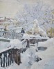 Снежная зима. Львиный мостик