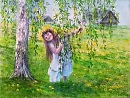 Березовый  сарафан. Мальская  долина.