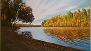 Холст акрил"осенний Чаган"