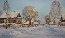 Деревенская улица 2010 х.м 30х50