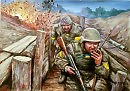 Под обстрелом.