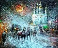 С Рождеством Друзья! Светлого праздника... (с поз. Худ. Лебедева Л.П с работой *В Рождество* (х.м.  маст.  импр.  р.6050)