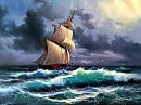 Парусник в море
