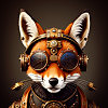 Персонаж в стиле стимпанк fox #1