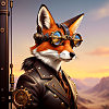 Персонаж в стиле стимпанк Fox #3